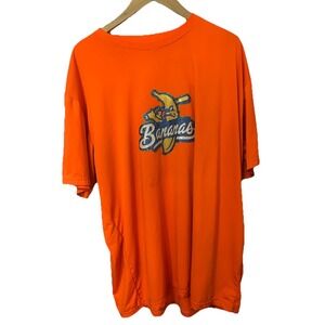 Savannah Bananas Split Men's 3XL with Sparkle Logo Bright Orange T-Shirt  462